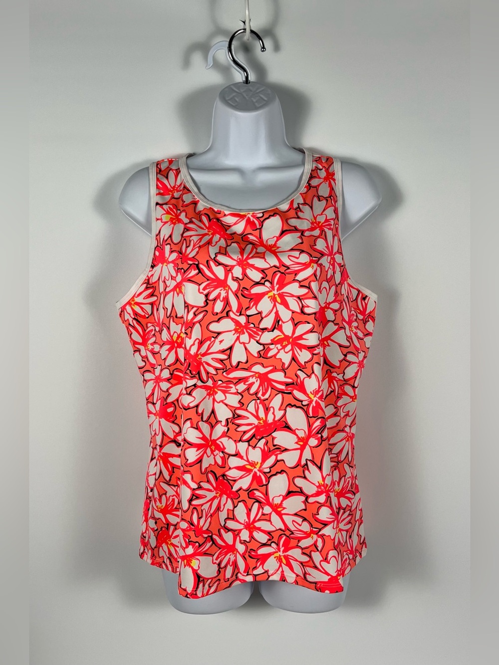 Tail Activewear Raysa Tennis Tank in the "Pink Petals" Size XL